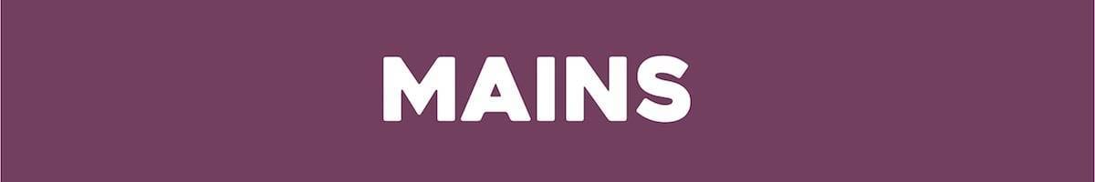 A category for main dishes.