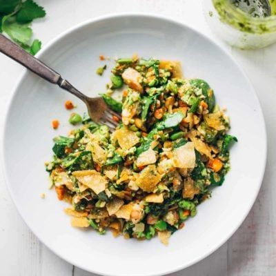 A picture of Chopped Thai Shrimp Salad with Garlic Lime Dressing